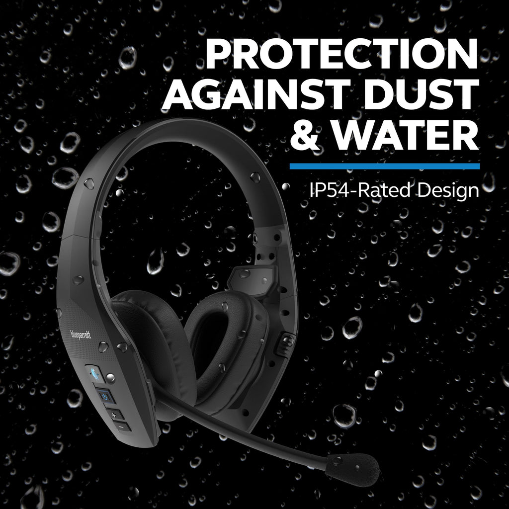 Bluetooth Wireless Headphones 91% Noise Canceling Over Head Trucker Headset with Mic, Lightweight Design with Adjustable Headband, 20 hrs