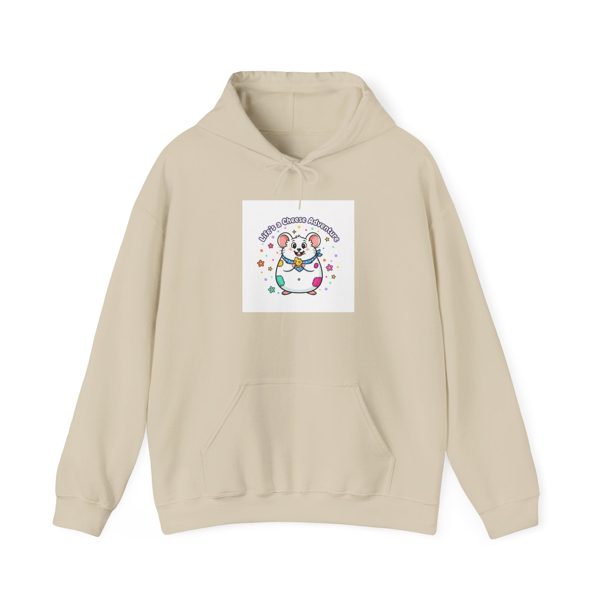 Cheeky Rodent Pride Hoodie | Rodent-Core rat art print, quirky animal design