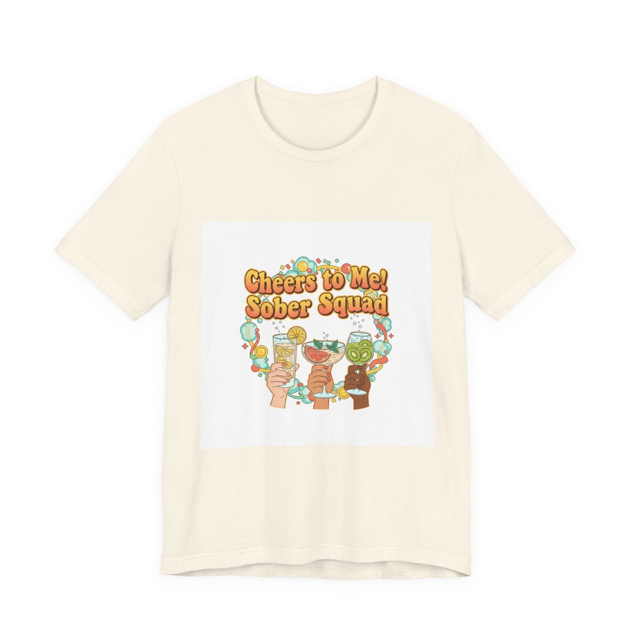 Cheers to Me Sober Squad Tee | Dry January Shirt, Sober Curious Mocktail