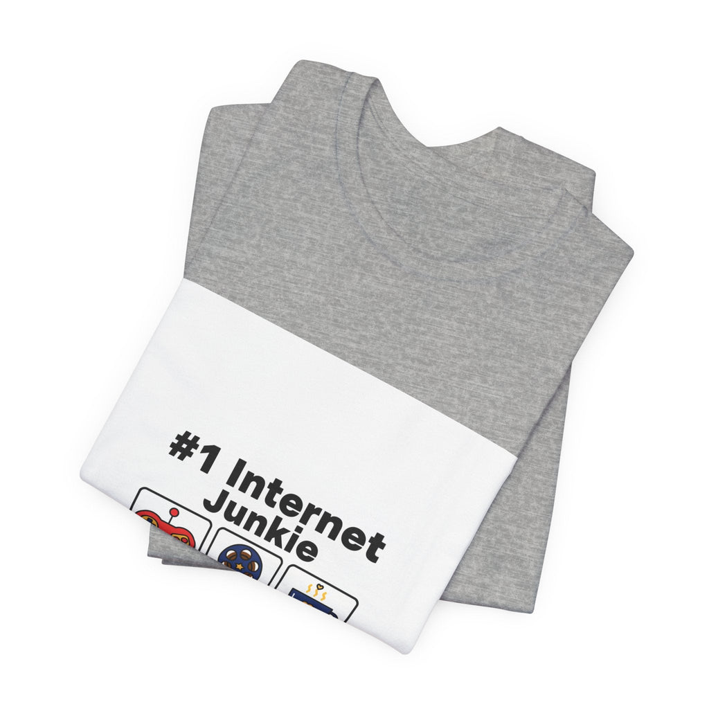 #1 Internet Junkie Tee | list lover shirt, top ten graphic merch