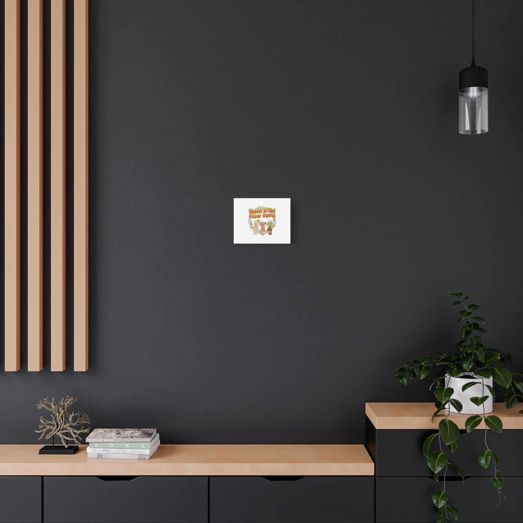 Cheers to Me Sober Squad Canvas | Dry January Mocktail Art