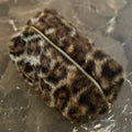 Furly Leopard Cosmetic Case