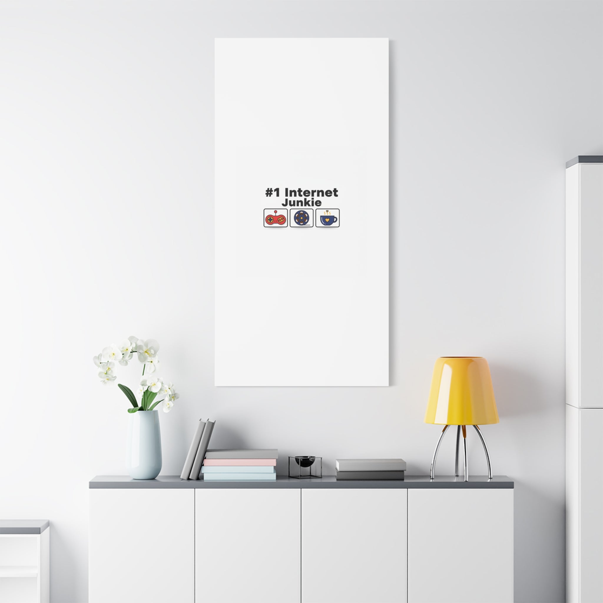 #1 Internet Junkie Matte Canvas | Top-List Ranking Poster