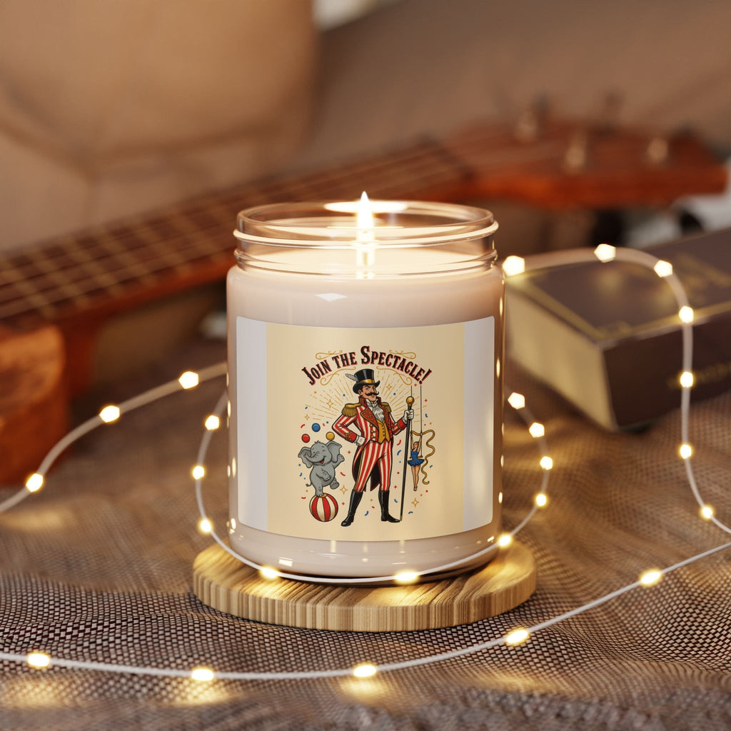 Circus Ringmaster Candle, vintage carnival design | camp circus aesthetic