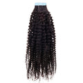 Afro Kinky Coily 100% Human Hair Tape In Extensions
