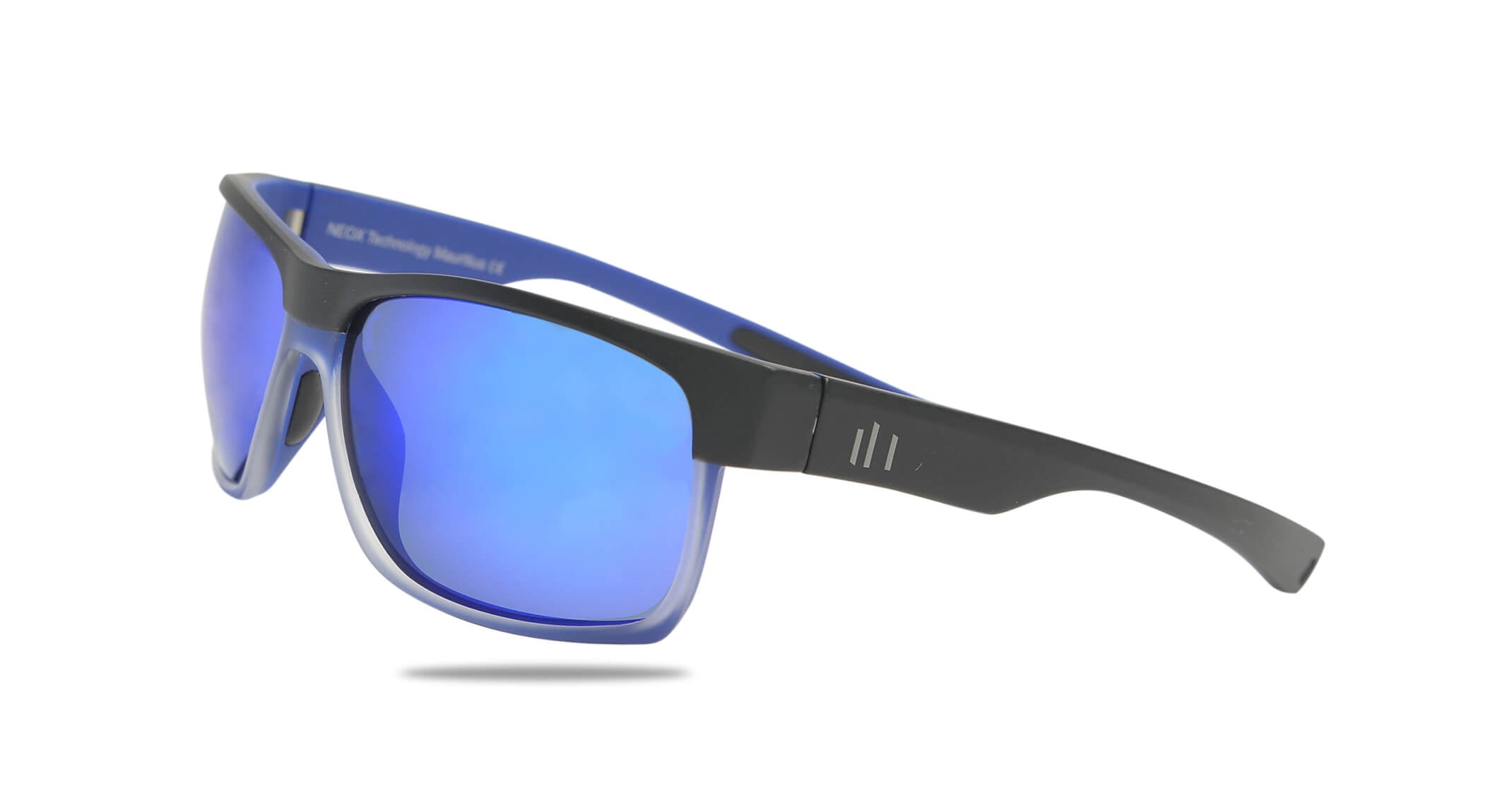 Bandon | Matte Black | Blue Flash Lens