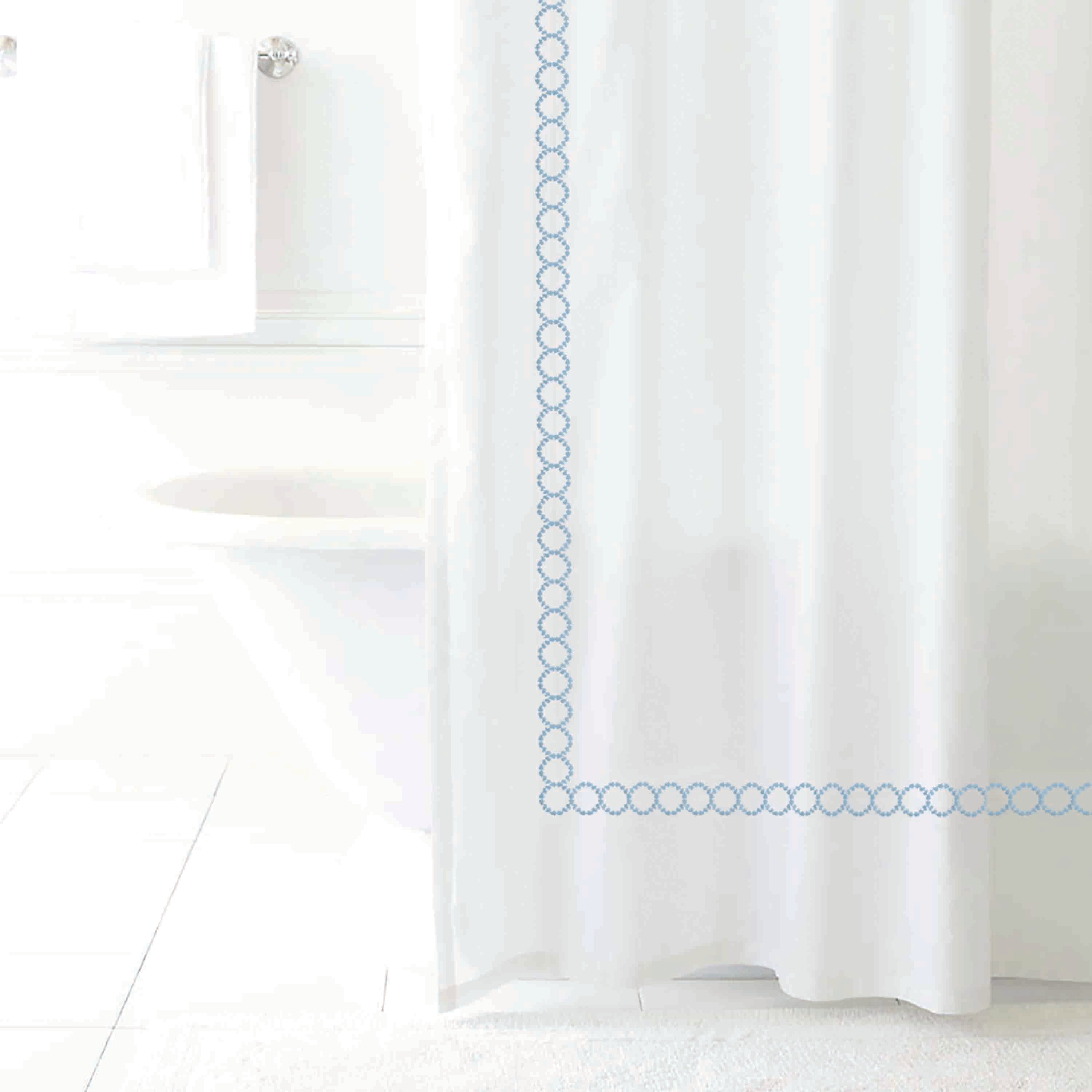 Clean Design Home® Cotton Sateen Shower Curtain