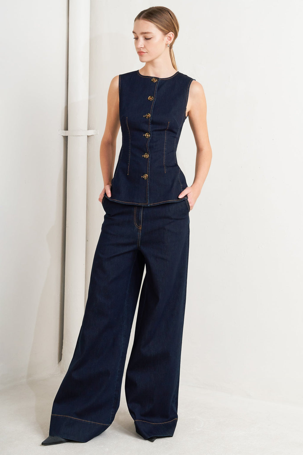 EURO CITY DENIM PANTS