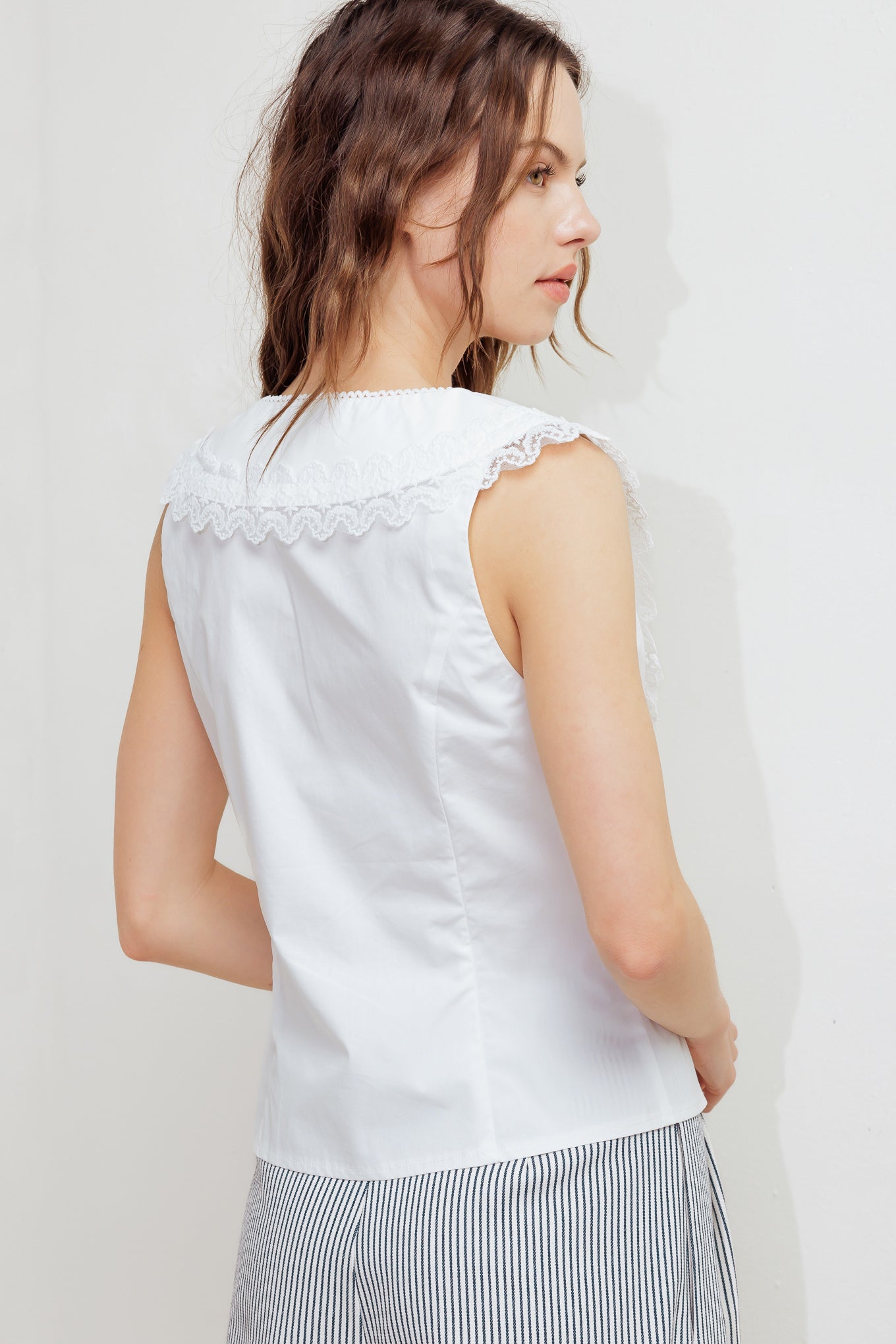 FRENCH MEADOW WOVEN TOP