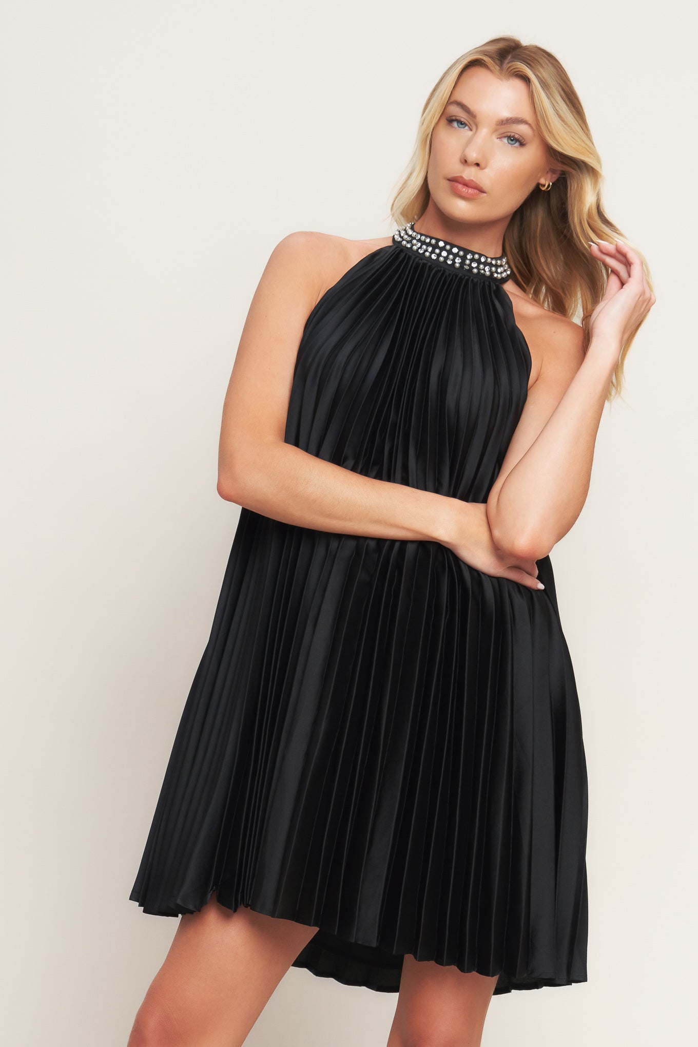 FIESTA FRIDAY WOVEN MINI DRESS