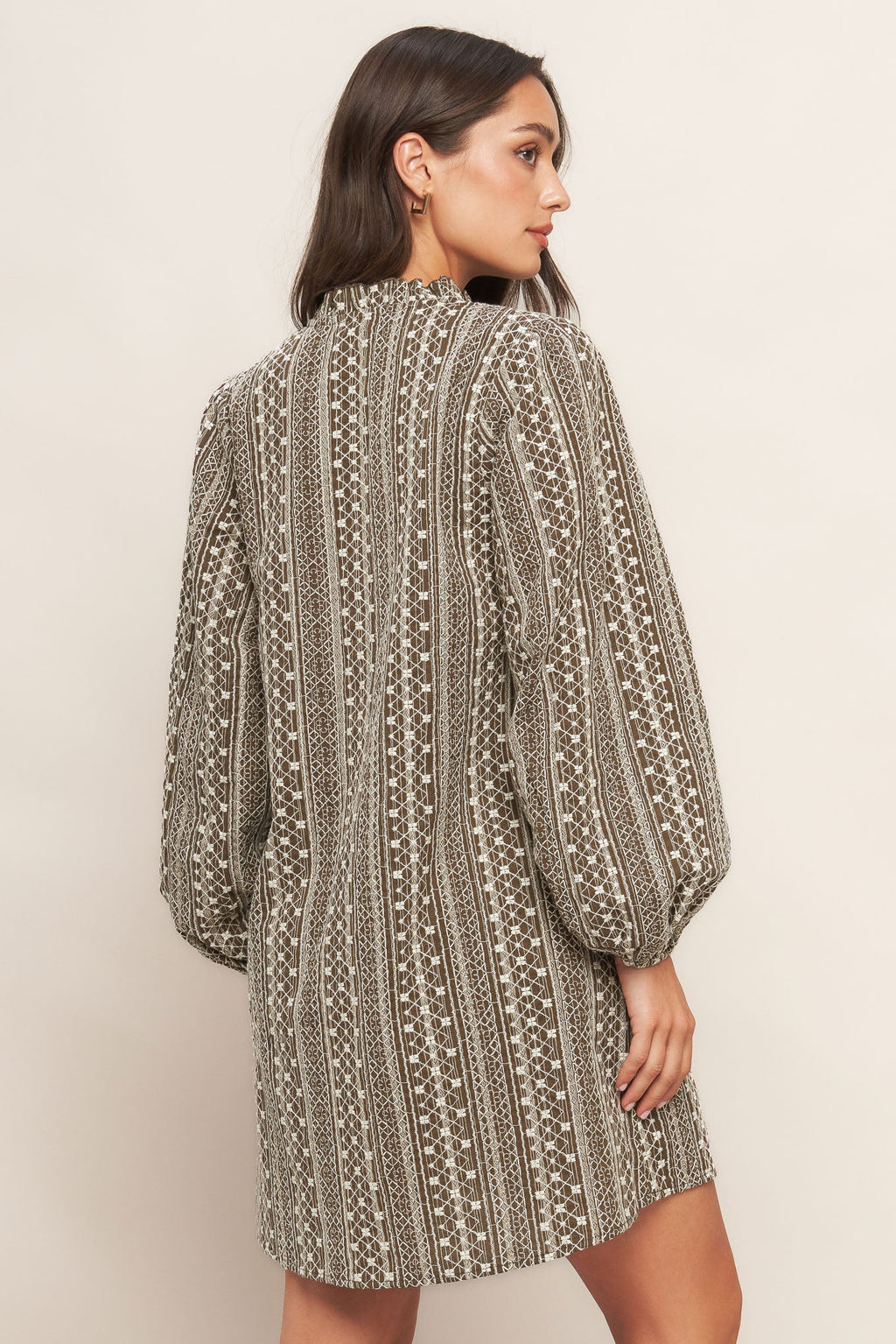 DESERT DUST WOVEN MINI DRESS