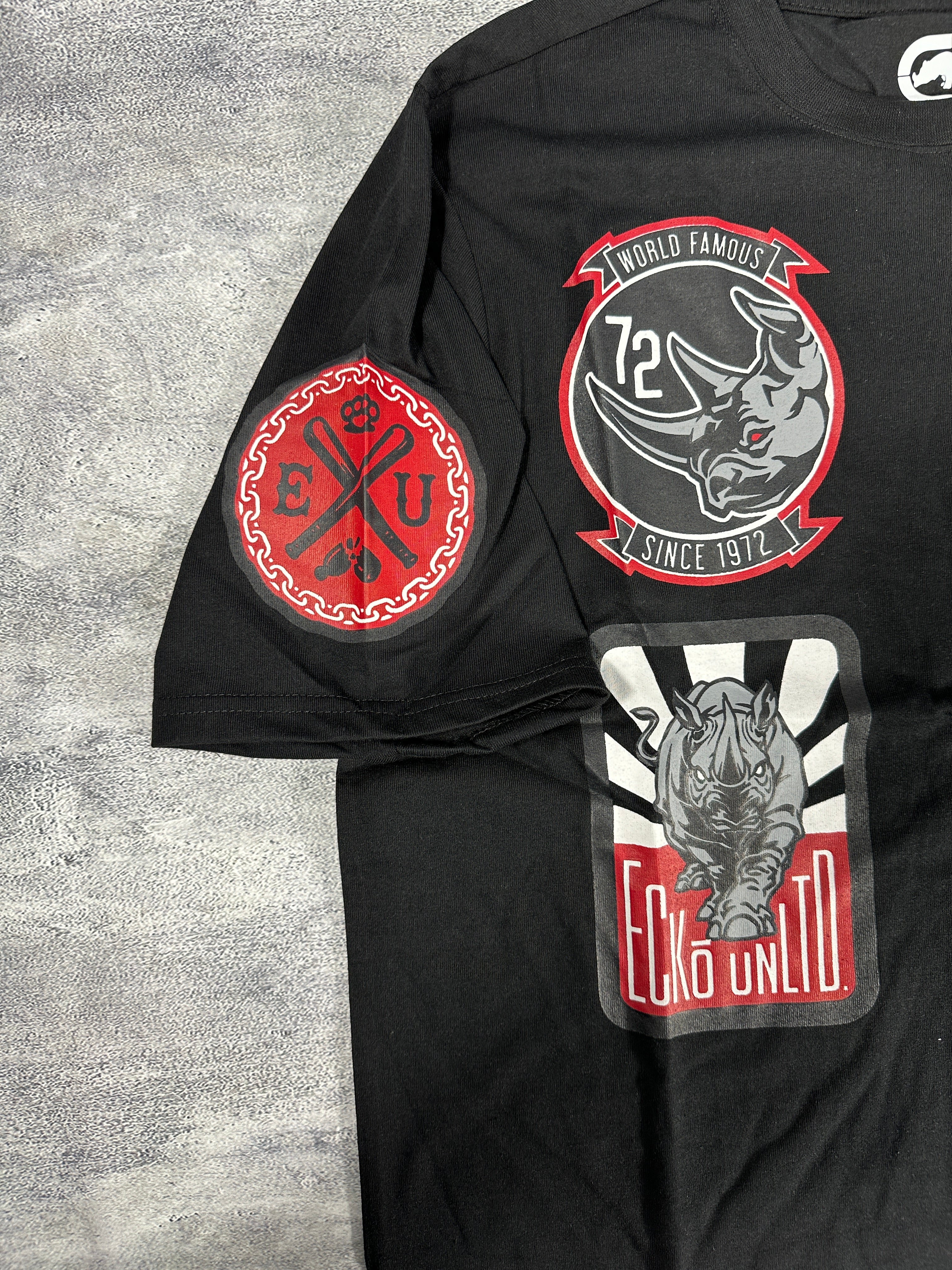 Ecko UNTLD Rhino Graphic Black T-Shirt
