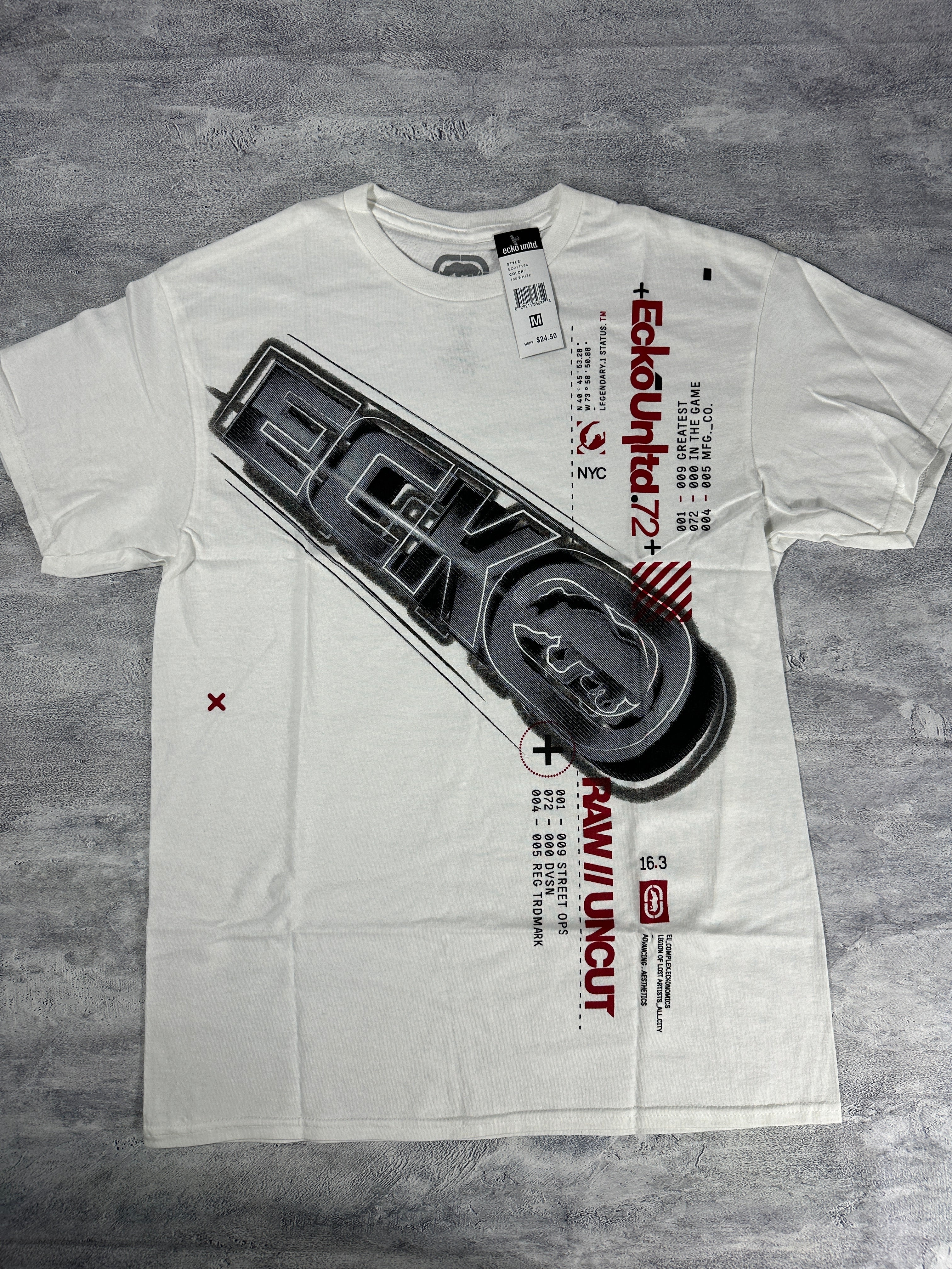 Ecko UNTLD White Y2K Graphic
