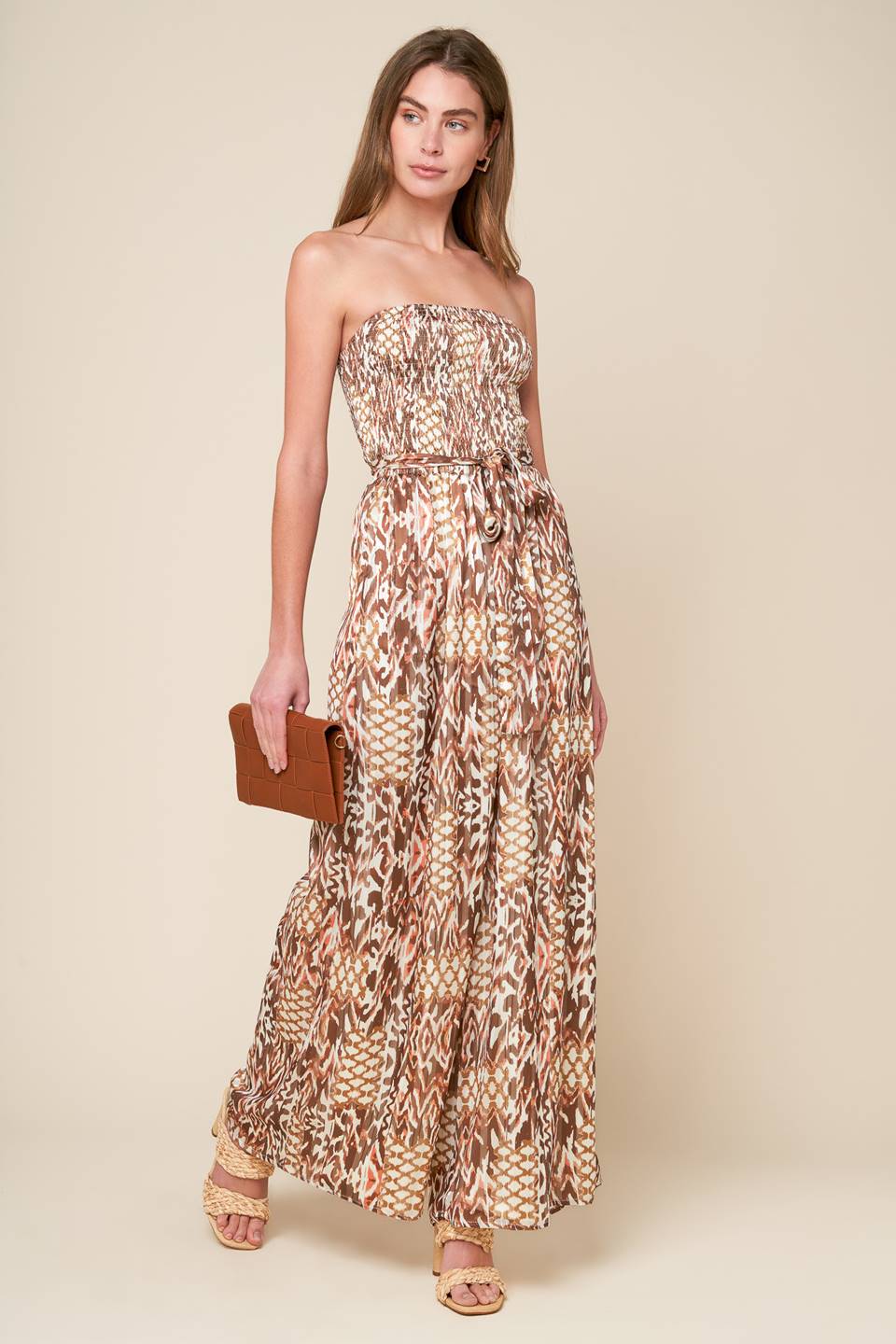 EPITOME OF ALLURE WOVEN JUMPSUIT