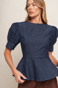 CLASSIC EDGE DARK DENIM TOP