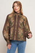 CELEBRITY MOMENT WOVEN TOP