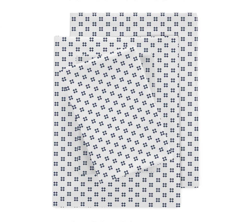 Clean Design Home® Supima Cotton Percale Sheet Set-Jack pattern