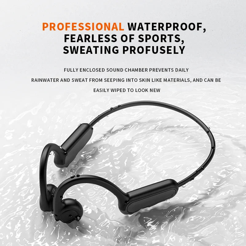 EchoFlex RunVibe – Xiaomi Mijia Bone Conduction Sport Headphones with Mic & Bluetooth 5.0 for Sweat-Ready Wireless Audio