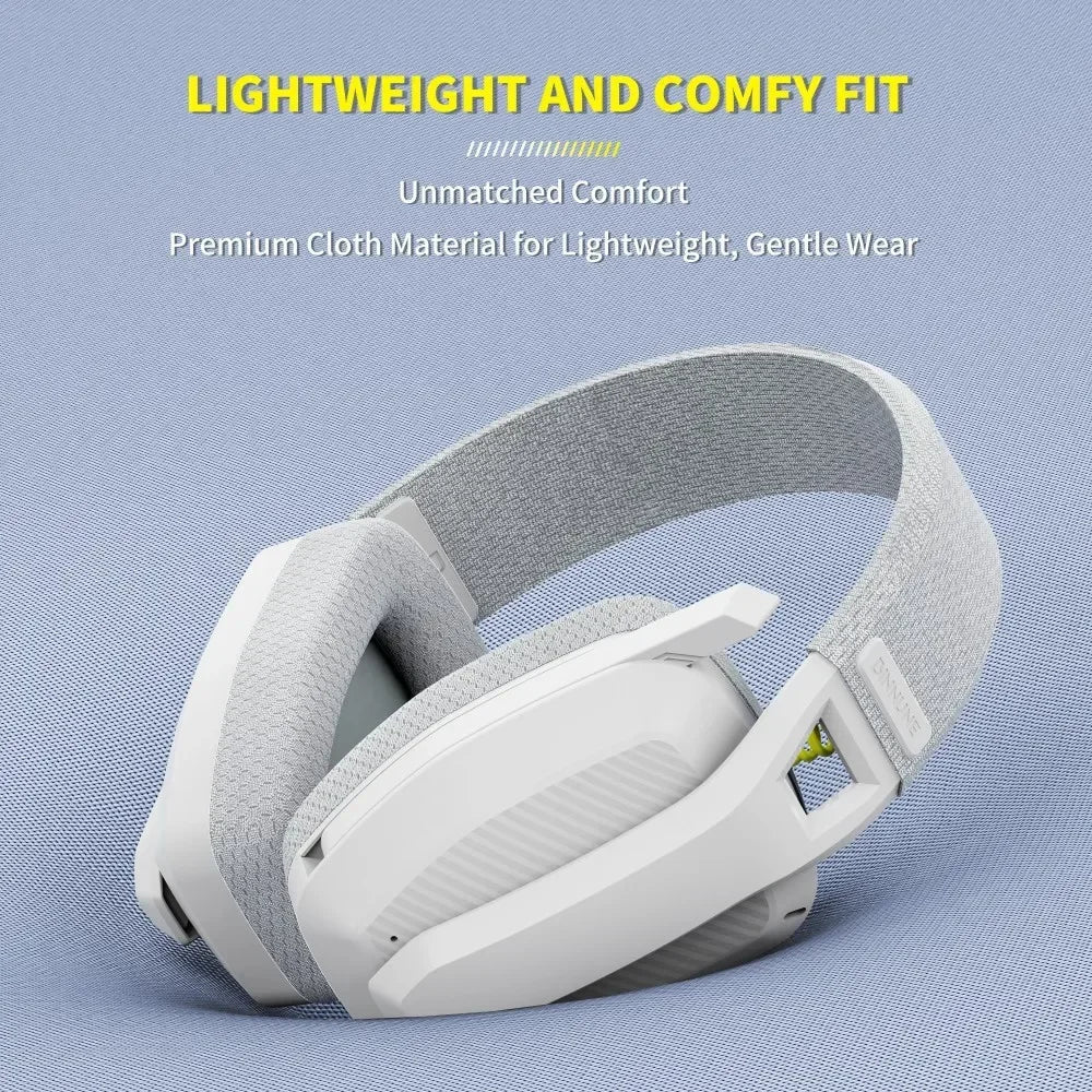 BINNUNE BW06 2.4GHz Bluetooth Gaming Headset with Mic for PS5 PS4 PC Mac Playstation Wireless Gaming headphone with Microphone