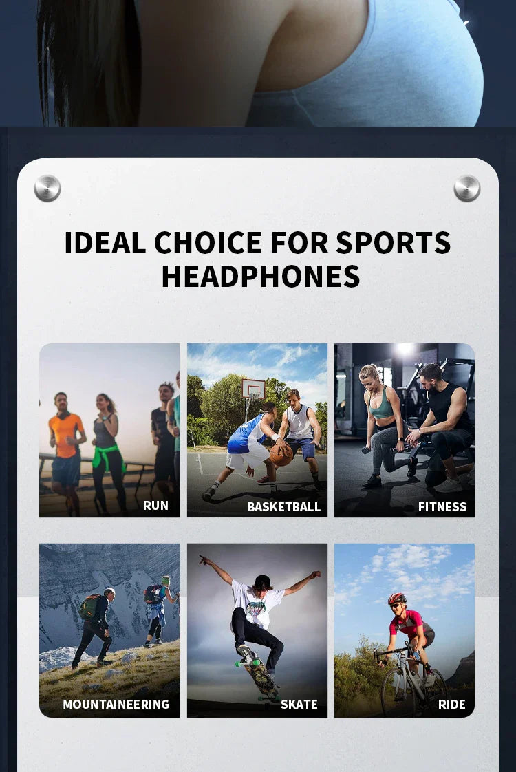 EchoFlex RunVibe – Xiaomi Mijia Bone Conduction Sport Headphones with Mic & Bluetooth 5.0 for Sweat-Ready Wireless Audio