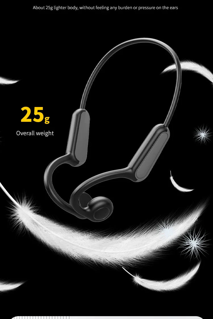 EchoFlex RunVibe – Xiaomi Mijia Bone Conduction Sport Headphones with Mic & Bluetooth 5.0 for Sweat-Ready Wireless Audio
