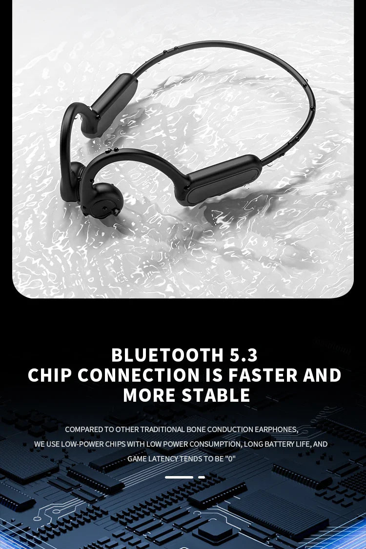 EchoFlex RunVibe – Xiaomi Mijia Bone Conduction Sport Headphones with Mic & Bluetooth 5.0 for Sweat-Ready Wireless Audio
