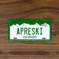 APRESKI - Colorado License Plate Magnet