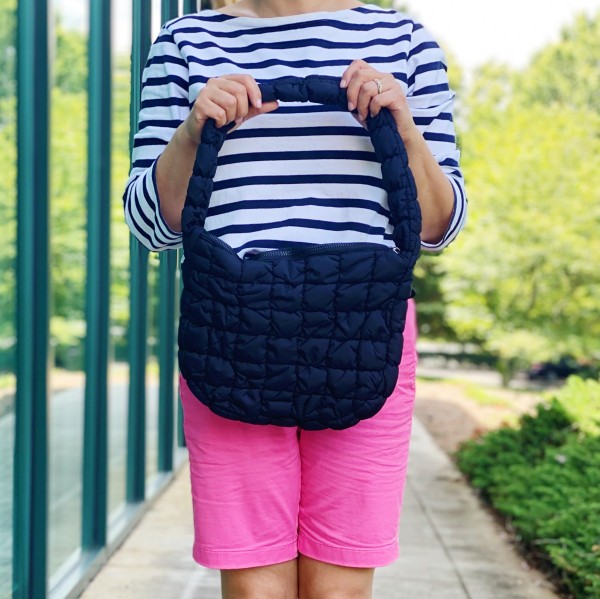 Everyday All At Once Quilted Bag – Lightweight Slouch Tote
