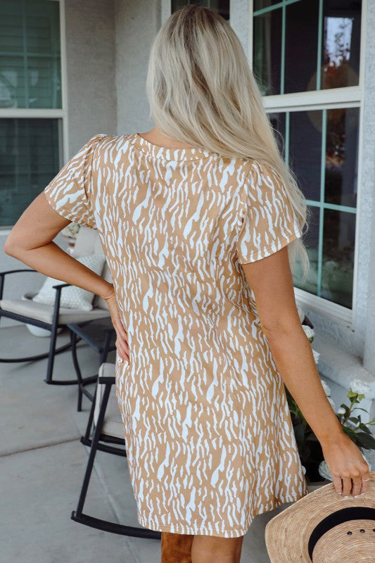 Amalia Short Sleeve T-Shirt Dress