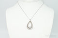 Designer Judith Jack Cubic Zirconia Marcasite Sterling Silver Necklace
