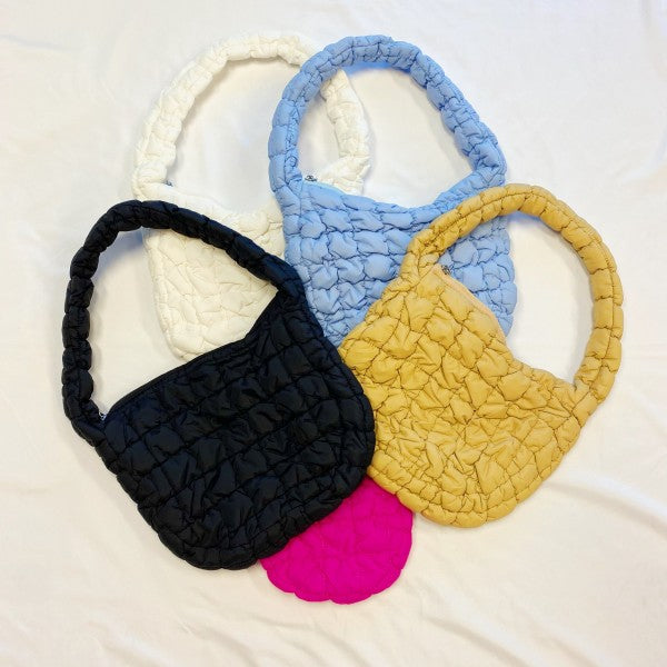 Everyday All At Once Quilted Bag – Lightweight Slouch Tote