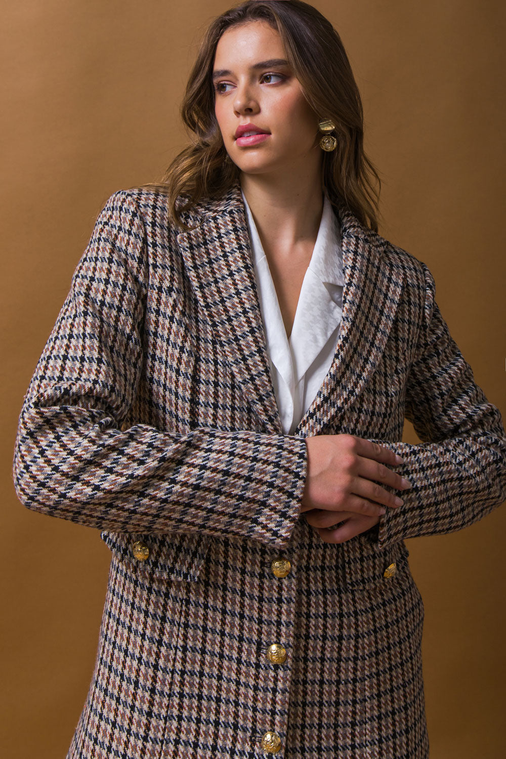 DEBBIE'S FAVORITES TWEED MIDI JACKET