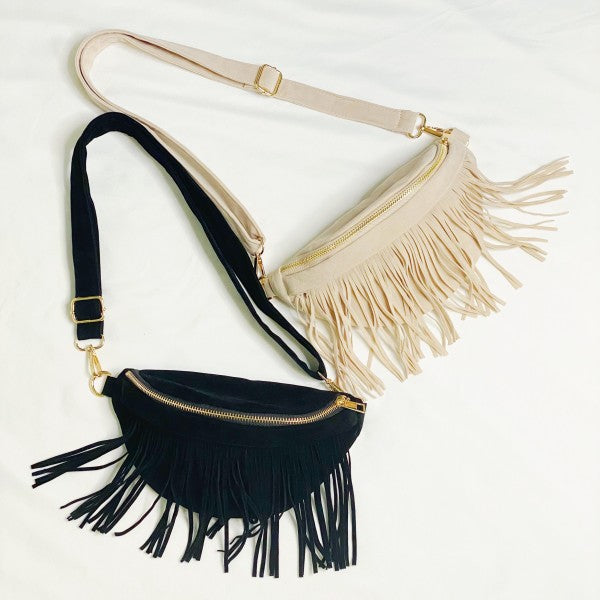Fringed Or Not Sling Bag – Convertible Western Sling