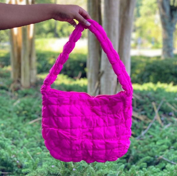Everyday All At Once Quilted Bag – Lightweight Slouch Tote