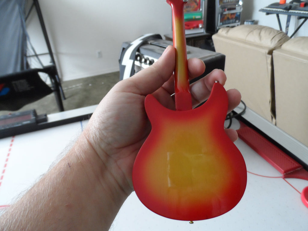 12 String Fire Sunburst 1:4 Scale Replica Guitar~Axe Heaven~