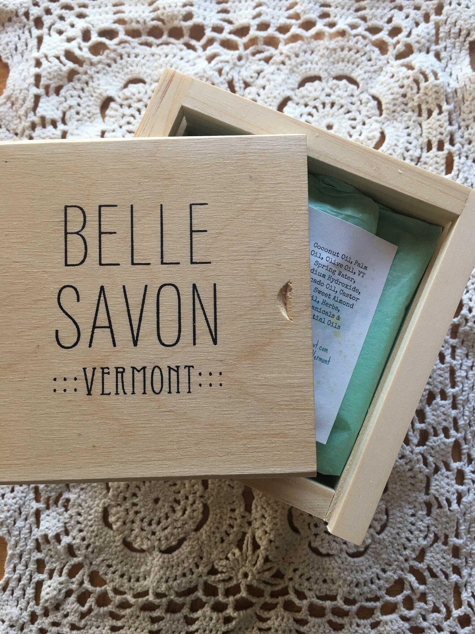 Artisan Soap and Soy Candle Gift Set in Vermont Wooden Box -Bridal Party-Hostess Gift