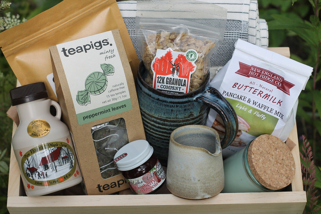 Breakfast in Vermont, Artisan Gift Collection, Heirloom Quality Handcrafted Gift Set, Best of Vermont