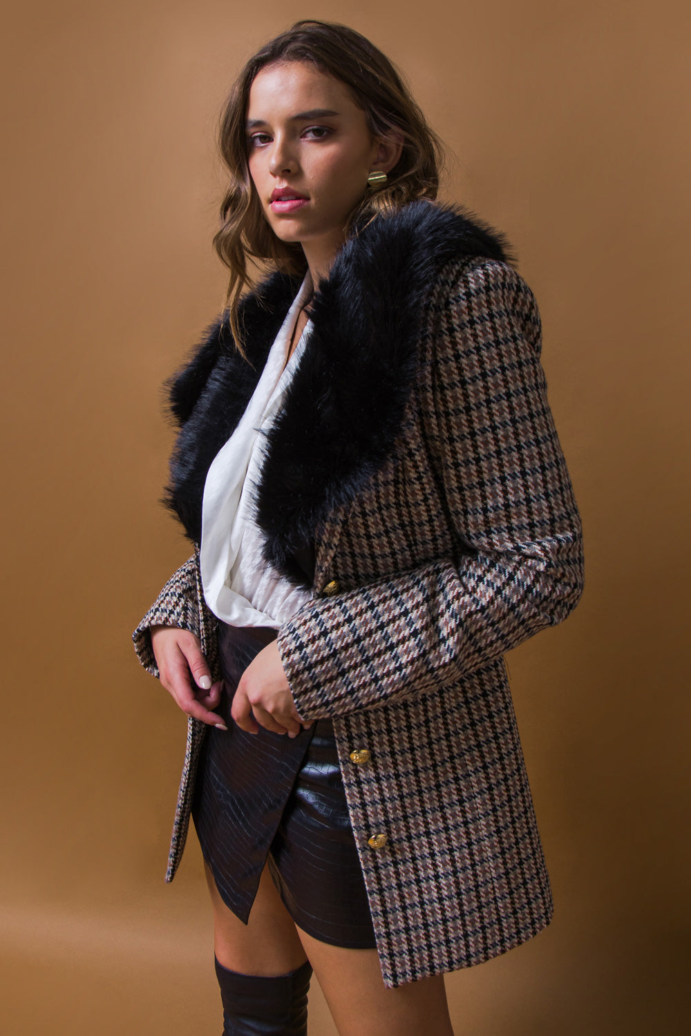 DEBBIE'S FAVORITES TWEED MIDI JACKET